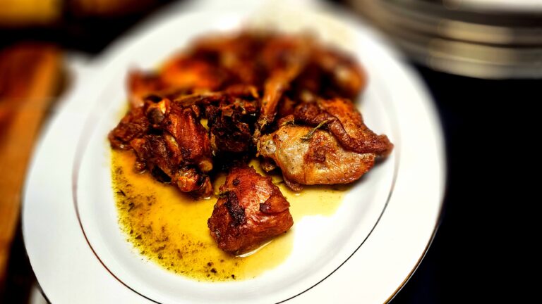 Lemon and Herb Tossed Fried Chicken